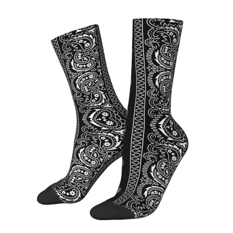 Bandana Blank White - Носки женские и мужские эластичные, стильные