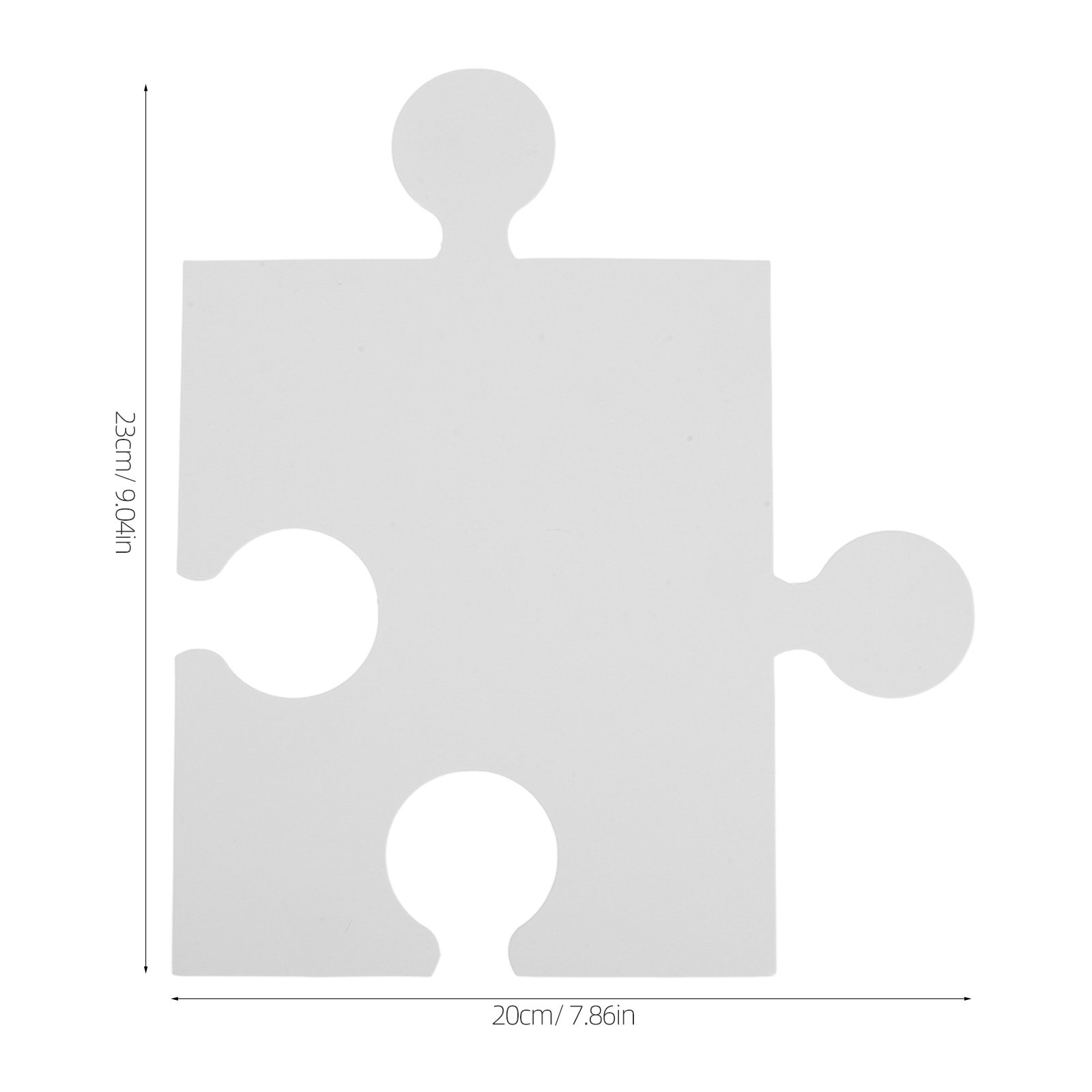 60 больших пустых деталей пазл – обзор и цена Puzzle Blank White