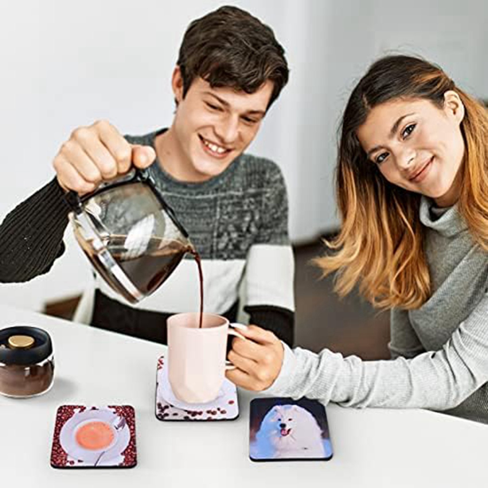 40 шт. квадратных заготовок дл – обзор и цена Coaster Sublimation Blank