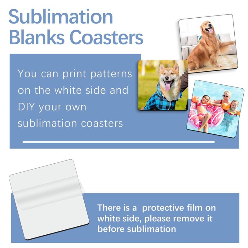 Хит продаж - заготовки для авт – обзор и цена Coaster Sublimation Blank